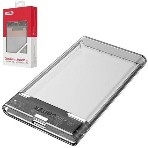 Unitek DiskGuard Limpid R S1103A šedá / Pouzdro na 2,5