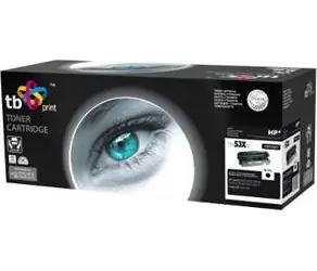 TB Toner pro HP LaserJet P2015, P2014, M2727nfs černá / Toner / kompatibilní s HP Q7553X / 7 000 stran