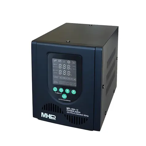MHPower MPL-1200-12 / Napěťový měnič / UPS / 1200W / čistý sinus / 12V / podpora LiFePO4