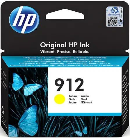 HP 912 (3YL79AE) žlutá / Inkoustová cartridge / OfficeJet 8013, OfficeJet Pro 8023 / cca 315 stran
