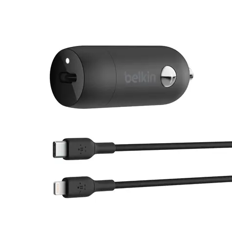Belkin nabíječka do auta černá / Nabíječka do auta / USB-C / 30W / PD / PPS