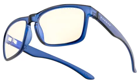 GUNNAR Intercept Crystal Cobalt čirá skla / Kancelářské a herní brýle / BLF 35 / GUNNAR focus