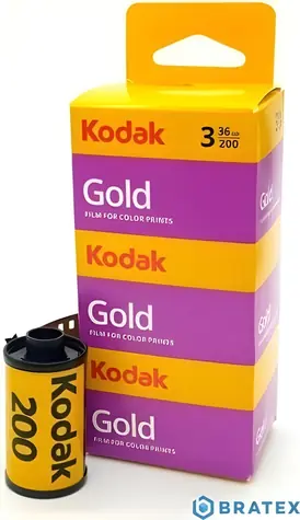 Kodak Gold 200 135/36 3ks / Barevný negativní film / ISO 200 / 36 snímků