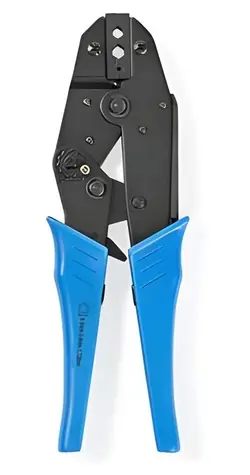 Nedis krimpovací kleště BNC/F/RG58/RG59 černá, modrá / Krimpovací kleště / Ráčnové / Kov, PVC