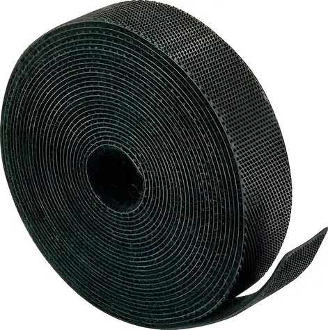 Schwaiger Páska se suchým zipem černá / Organizace kabeláže / 12 mm / 2 mm / 3 m