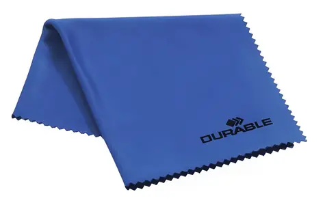 Durable TechClean Cloth modrý / Čisticí hadřík z mikrovlákna / 20x20 cm