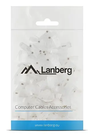 Lanberg RJ45 Cat5e / Konektor / 100 ks / UTP / 8P8C / průchozí