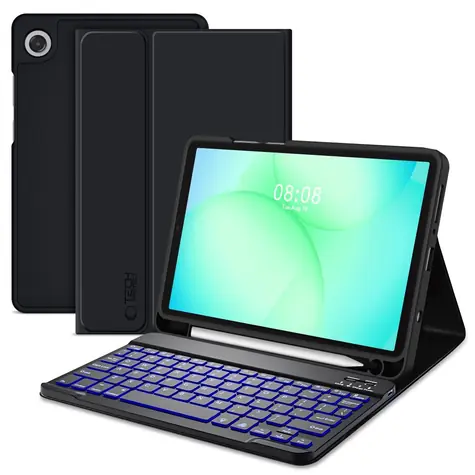 Tech-Protect SC Pen + Keyboard černá / Pouzdro s klávesnicí / Samsung Galaxy Tab A9/A11 8.7 X110/X115/X133/X135