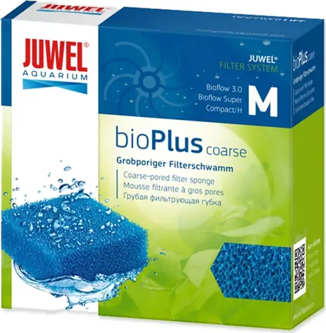 Juwel Filtrační houba Compact hrubá M / Filtrační náplň / 9,5x9,5x4,5 cm / Rio, Rekord, Vision