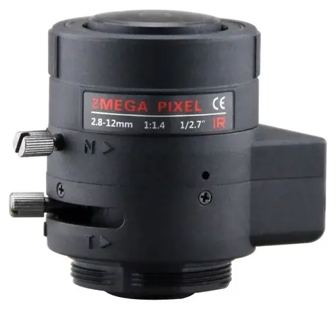 XtendLan Objektiv Vari-focal 2,8-12mm / Objektiv / CS-mount / IR / DC Drive AutoIris / do 2 Mpix