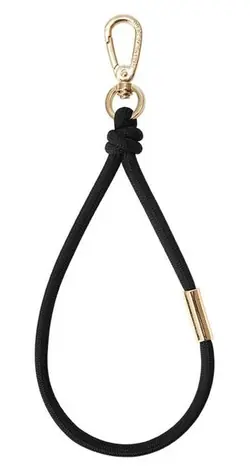 iDeal Cord Phone Wristlet černá / Poutko na zápěstí pro telefon / univerzální / 1,4 m