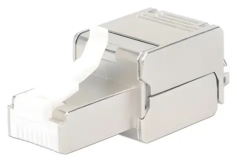 Intellinet Cat6a 10G RJ45 konektor STP / Konektor RJ45 / Stíněný / Pozlacené kontakty / Tool-free