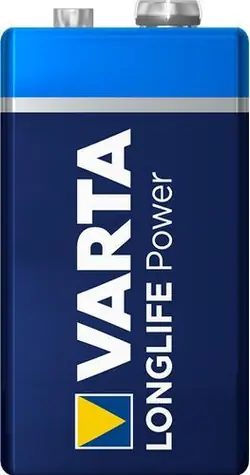 Varta LONGLIFE Power 9V Block / Baterie / Zinek-oxid manganičitý (Zn/MnO2) / 2 ks