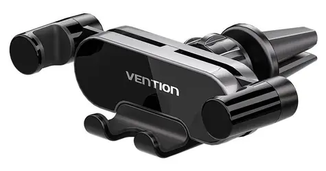 Vention Automatický držák telefonu do auta šedý / Držák do auta / Úchyt na mřížku ventilace / Univerzální 11,9-18,3 cm