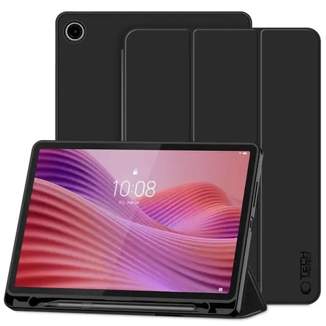 Tech-Protect SC Pen černá / Pouzdro / Lenovo Tab 10.1 TB-311 / schránka na stylus