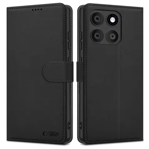 Tech-Protect Wallet černá / Pouzdro / Motorola Edge 60, 60 Fusion / Peněženkové