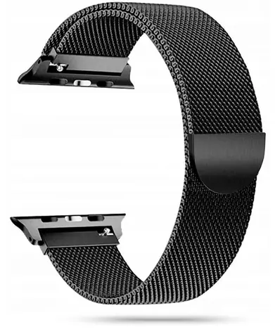 Tech-Protect MilaneseBand černá / Řemínek milánský tah / pro Apple Watch 8/9/10/11, SE / 40/41/42 mm
