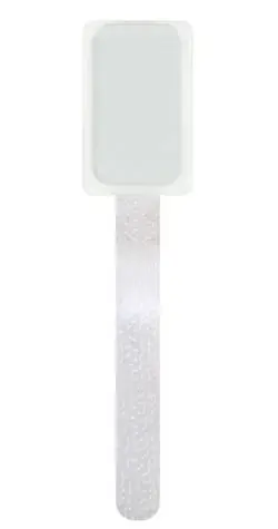 Schwaiger Popisovací pásky na suchý zip 90x12x2mm bílé / Kabelové štítky / 10 ks