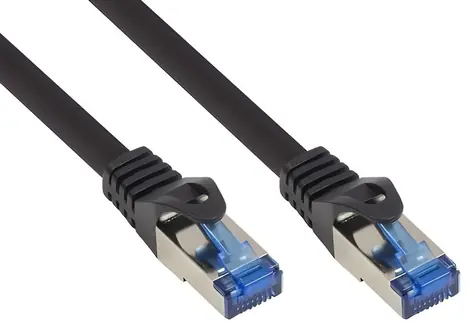 Good Connections Cat.6A SmartFLEX černý / Patch kabel / RJ-45 / 2 m / 500 MHz / 10 Gbit/s / bezhalogenový