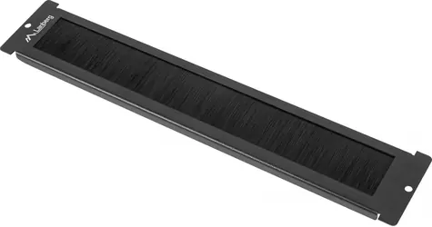 Lanberg AK-1106-B černá / Kartáčový panel / 19