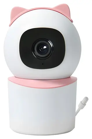 IMMAX NEO LITE SMART Security BABY růžová / Vnitřní kamera / P/T 355°/50° / Wi-Fi / 4MP / TUYA