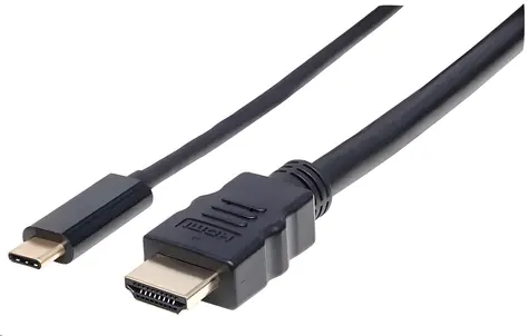 Manhattan kabel USB-C na HDMI černá / Kabel / 4K 30Hz / 2 m