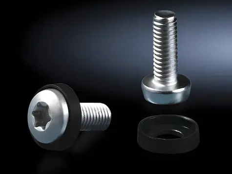 Rittal Šrouby M6 16 mm stříbrné / Šrouby do racku / M6 / 16 mm / 50 ks