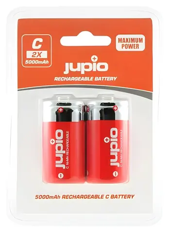 Jupio C 5000mAh 2ks / Baterie / dobíjecí / malý monočlánek