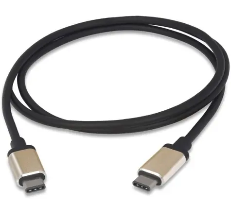 PremiumCord USB-C - USB-C černá / Kabel / USB 3.1 / 10 Gbps / hliníkové konektory / 0,5 m