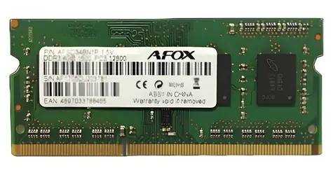 AFOX 8GB DDR4 2666 MHz / Paměťový modul / SO-DIMM / 1,2 V / Pro notebooky