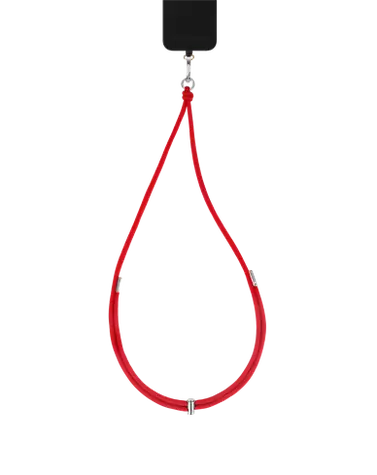 iDeal Cord Radiant Red / Popruh k telefonu / Univerzální / 1,4 m