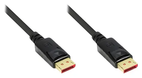 Good Connections DP1.4 černá / DisplayPort kabel / 0,5 m / 8K 60Hz / 4K 240Hz / 25,92 Gbit/s
