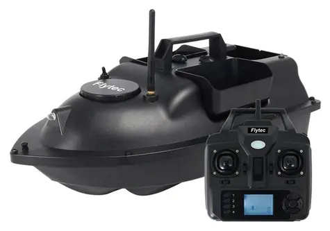 Flytec V010 / Návnadová loď / GPS navigace / dosah 500 m / 3 zásobníky návnady / baterie 12 000 mAh