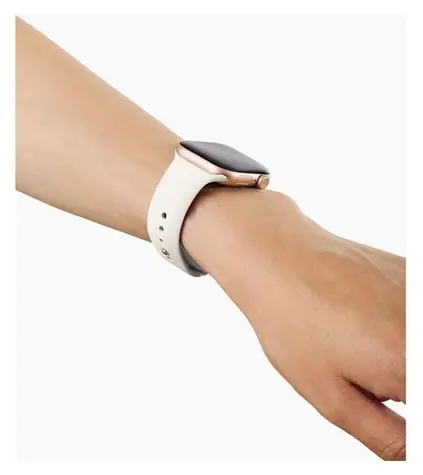 iDeal Watch Band 38/40/41/42 S/M Cloud Dancer / Silikonový řemínek / pro Apple Watch / 20 mm