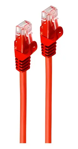 Shiverpeaks Cat7 U/UTP 5m červená / Patch kabel / RJ45-RJ45 / 600 MHz / 10 Gigabit Ethernet