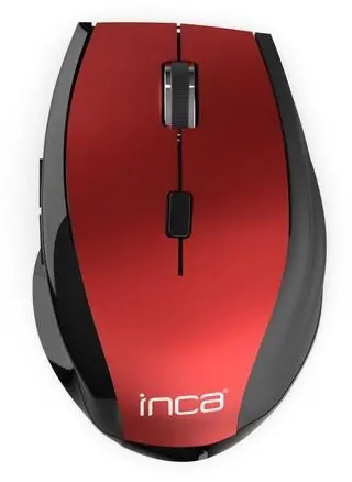 INCA IWM-500GLK / Myš / Bezdrátová 2.4 GHz / Ergonomická / Laserová / 1600 DPI / 6 tlačítek