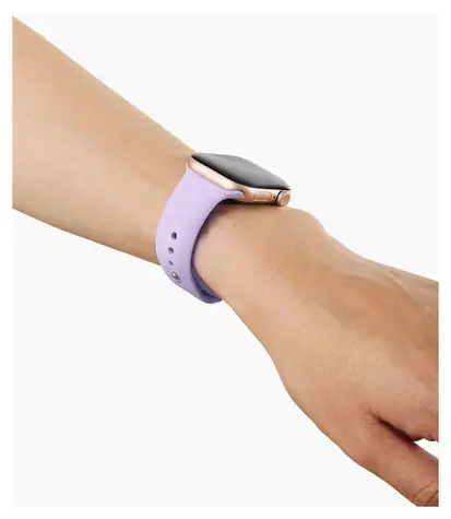 iDeal Watch Band 38/40/41/42 S/M Lavender Milk / Silikonový řemínek / pro Apple Watch / 20 mm
