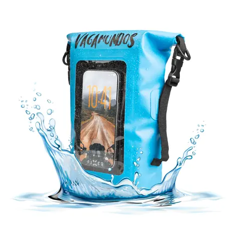 FIXED Float Bag Vandrácký Speciál modrá / Voděodolný vak / Kapsa pro mobil do 7,5