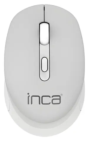 INCA IWM-243RG šedá / Bezdrátová myš / Tichý klik / 1600 DPI / 2.4 GHz / 2 tlačítka