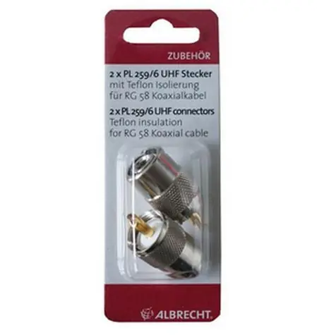 Albrecht PL259/6 / Anténní konektor / UHF