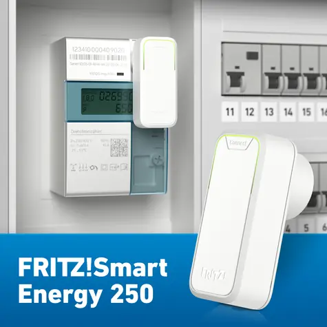 AVM FRITZ!Smart Energy 250 bílá / Senzor spotřeby energie / DECT-ULE / Pro digitální elektroměry