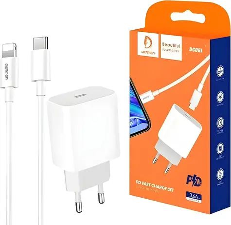 Denmen DC06 / Síťová nabíječka / USB-C / 3,6 A