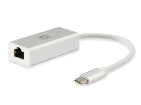 LevelOne USB-0402 / USB-C LAN adaptér / Gigabit Ethernet / RJ45