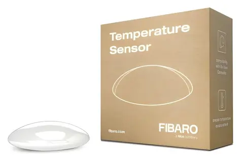 Fibaro FGBRS-001 / Teplotní senzor / Bezdrátový / 2,4 GHz / CR2032