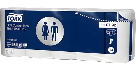 Tork Advanced T4 / Toaletní papír v roli / 3 vrstvy / 150 útržků