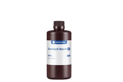 Anycubic UV Resin Standard v2 bílá / Pryskyřice pro 3D tisk / 1 kg / 405 nm