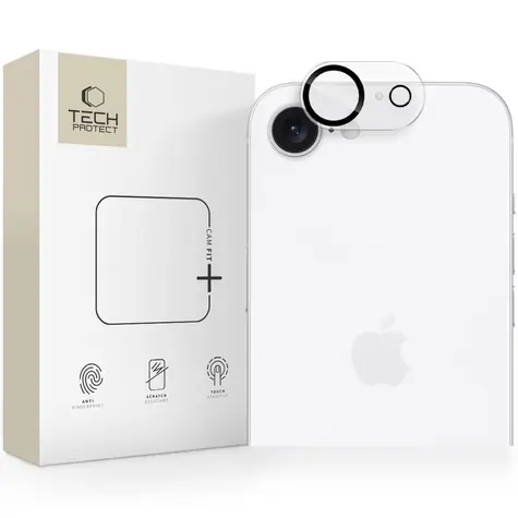 Tech-Protect Cam Fit+ čirá / Kryt fotoaparátu / Apple iPhone 16e, 17e