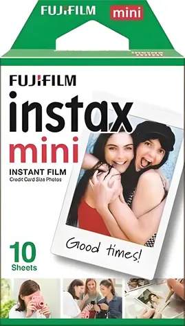Fujifilm Instax Mini Glossy / Instantní film / lesklý povrch / ISO 800 / 10 ks