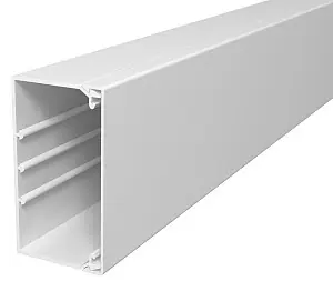 OBO Bettermann WDK60110RW / Elektroinstalační kanál / 60x110x2000 mm / PVC / s děrovaným dnem
