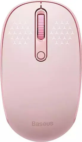 Baseus F01B Tri-Mode růžová / Bezdrátová myš